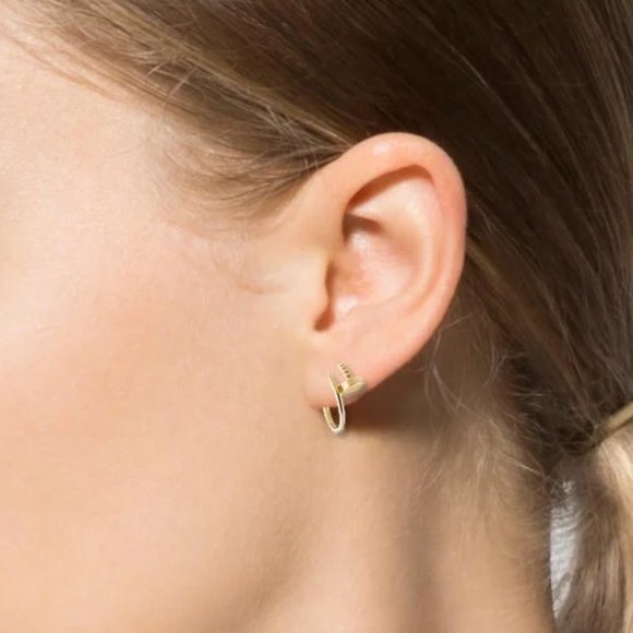 CARTIER Juste Un Clou 18k YG Single Unisex Earring - Picture 2 of 8